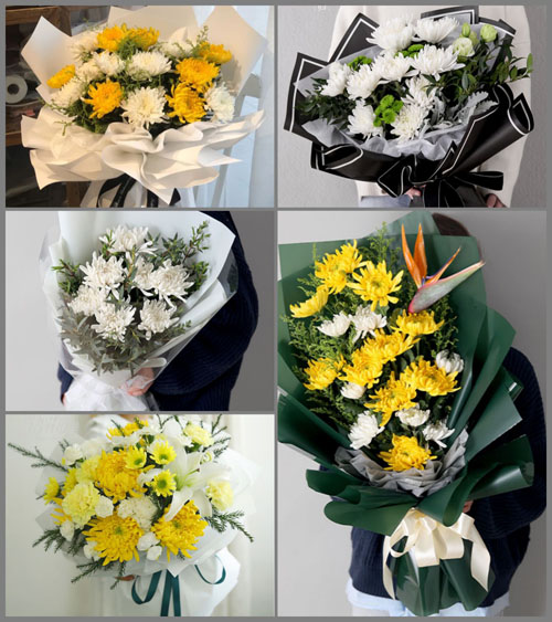 湖北襄阳市老河口市仙人渡镇张家竹园村白事花束代送